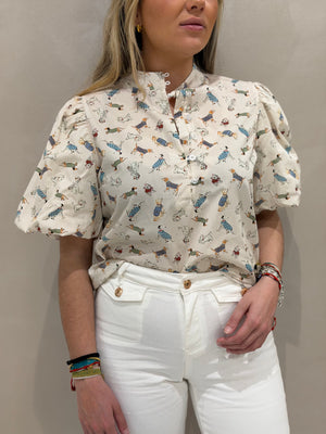 Camisa Manga Farol Perrito