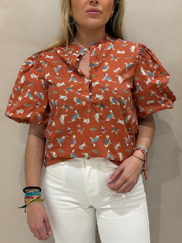 Camisa Manga Farol Perrito