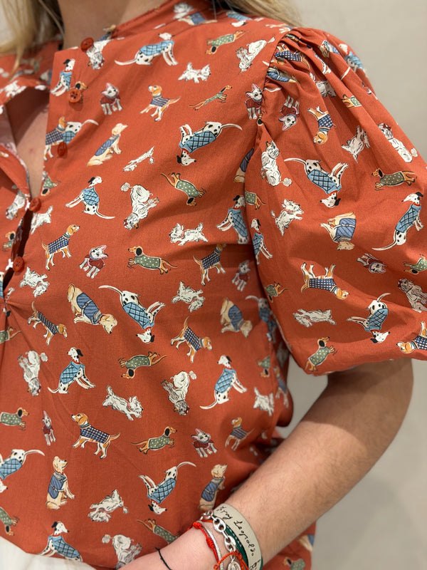 Camisa Manga Farol Perrito
