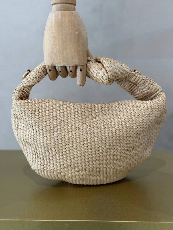 Bolso Nudo Rafia