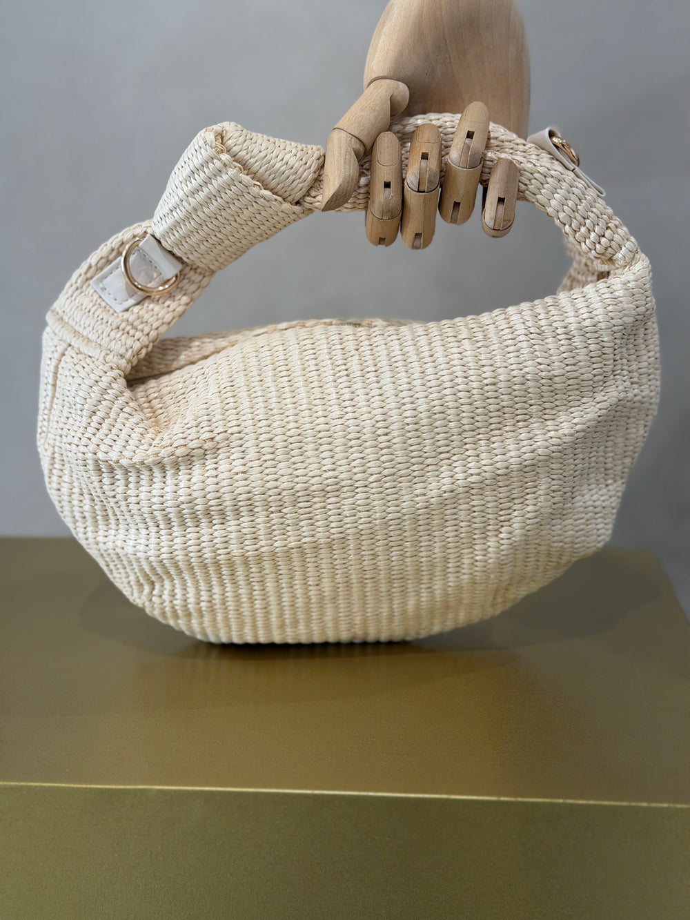 Bolso Nudo Rafia