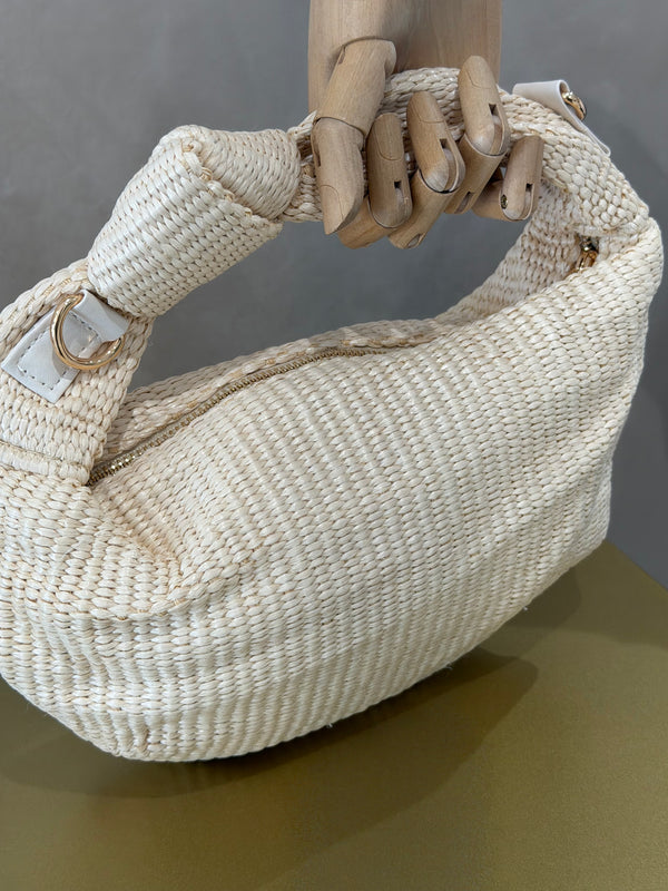 Bolso Nudo Rafia