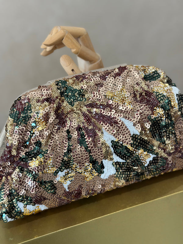 Bolso Lentejuelas Cobre